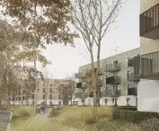 TBS buildings, Kalisz, Długosza Street, visualization, proj. todos. architekci