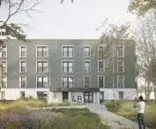 Budynki TBS, Kalisz, ul. Długosza, wizualizacja, proj. todos. architekci