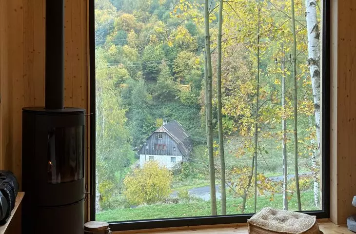 Open glazing is an important element of the house