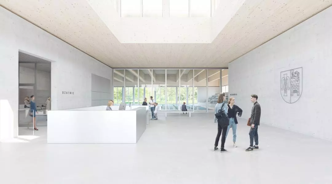 II Nagroda w konkursie na projekt pływalni w Warszawie