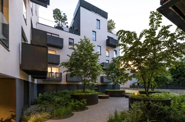 Residential building on Sokol Street in Poznan