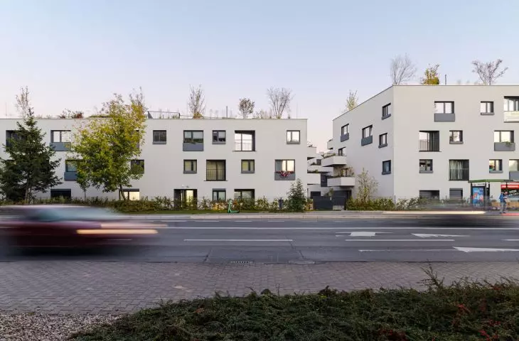 A complex of residential buildings in the Tri Pole