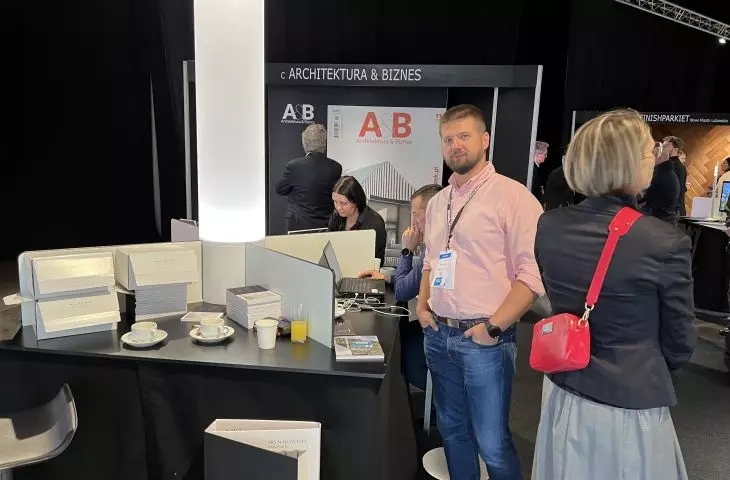 A&B booth at ARCHITECT@WORK