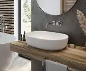 Hamnes chrome concealed faucet