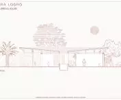Projekt Domu Dzieci w Senegalu, przekrój 