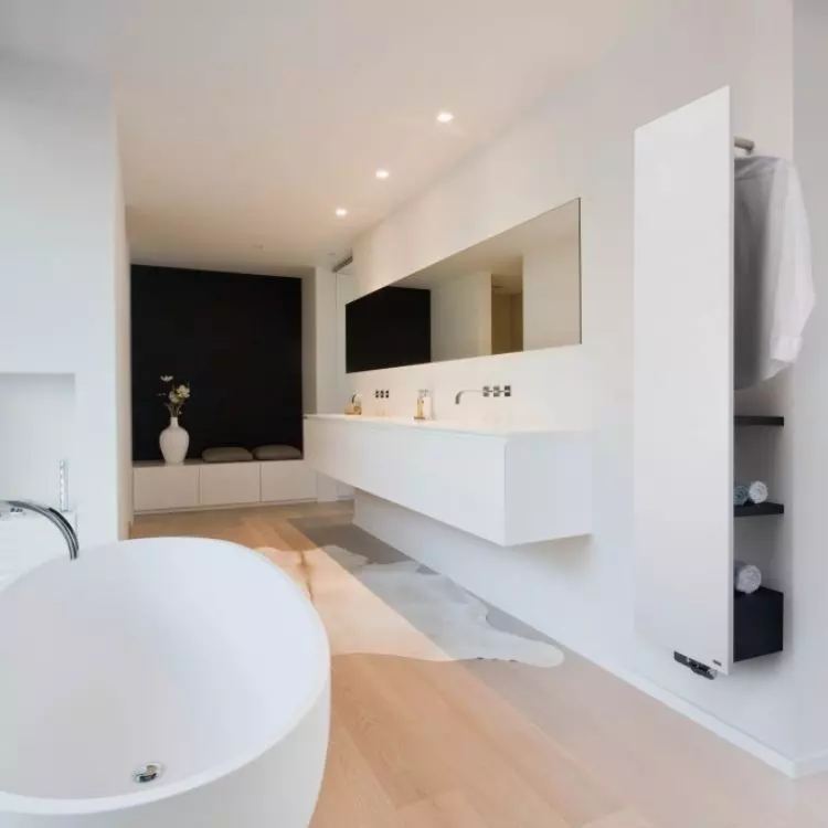 Radiator with storage space 