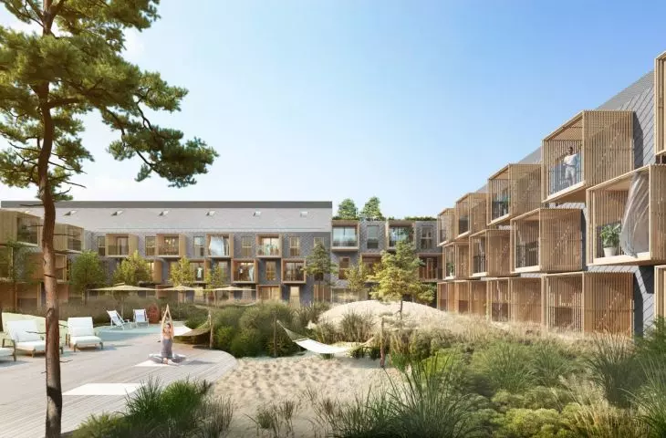 Nickel Resort & Spa, Grzybowo, wizualizacja, proj. Ultra Architects