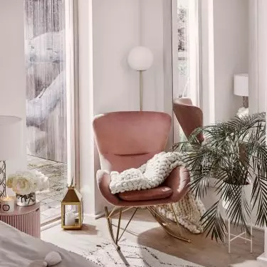 Reading corner in the bedroom