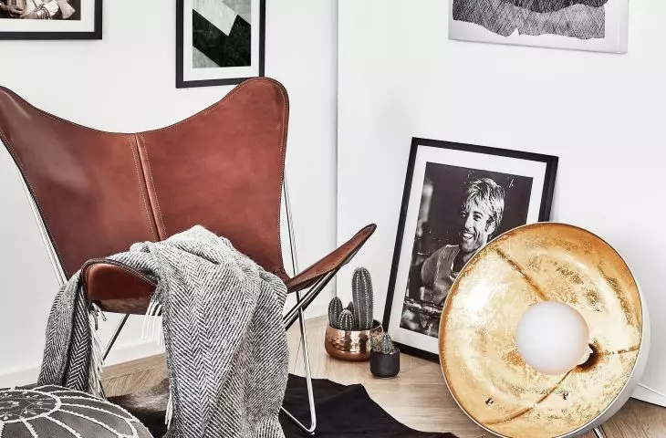 Leather armchair