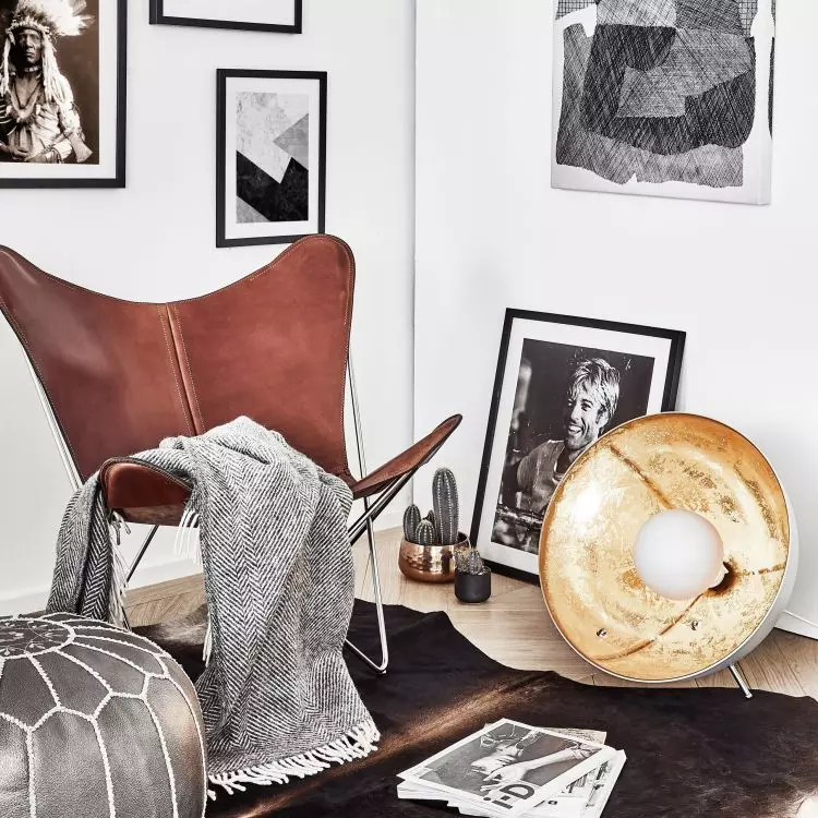 Leather armchair