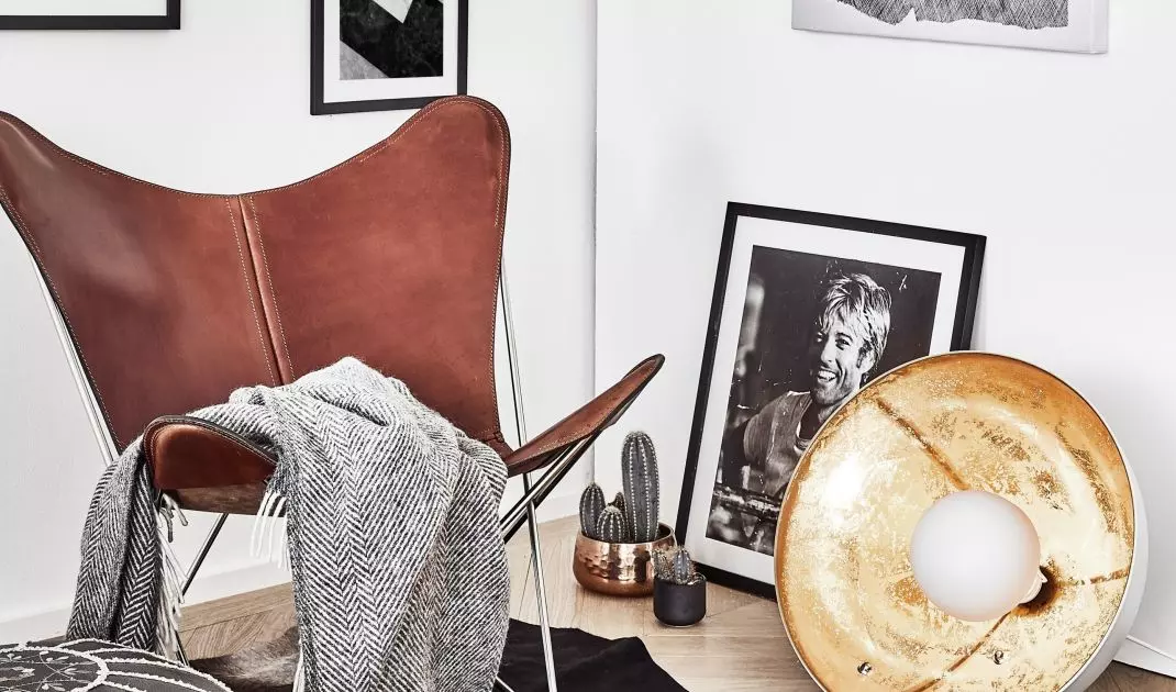 Leather armchair