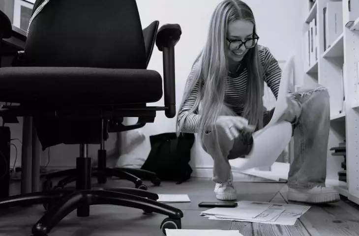 wnętrze pracowni w Sopocie