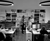 interior of the studio in Sopot