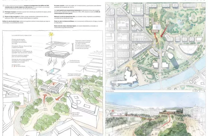 Zwycięski projekt rozbudowy Muzeum Sztuk Pięknych w Bilbao