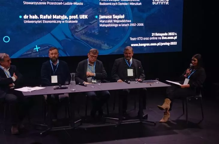 From left: Janusz Sepioł, Paweł Hałat, Rafał Matyja, Piotr Legerski, Małgorzata Tomczak