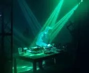 In the festival club, you could listen to music