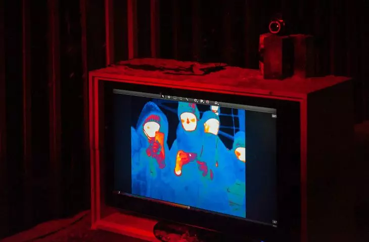Headquarters and Natalia Budnik used thermal imaging cameras