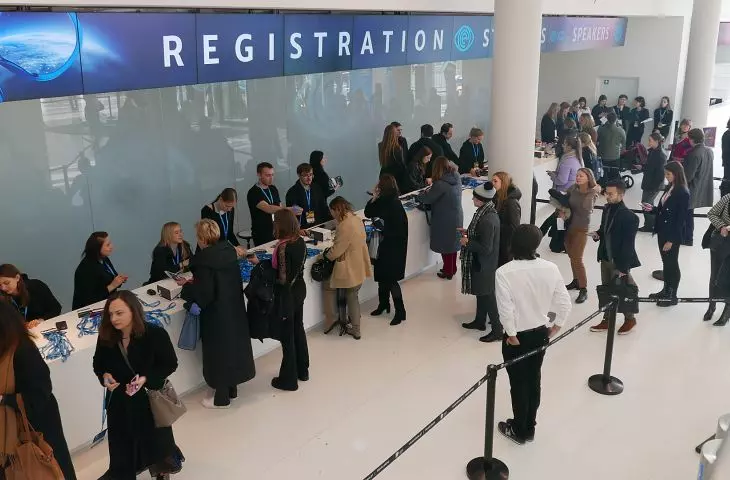 The first day of OEES 2022 at the ICE Krakow Congress Centre