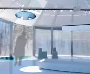 Wnętrze galerii sztuk wizualnych