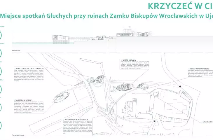 Projekt Miejsca Spotkań Głuchych, mapa
