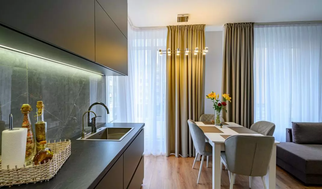 LED lighting in the kitchen