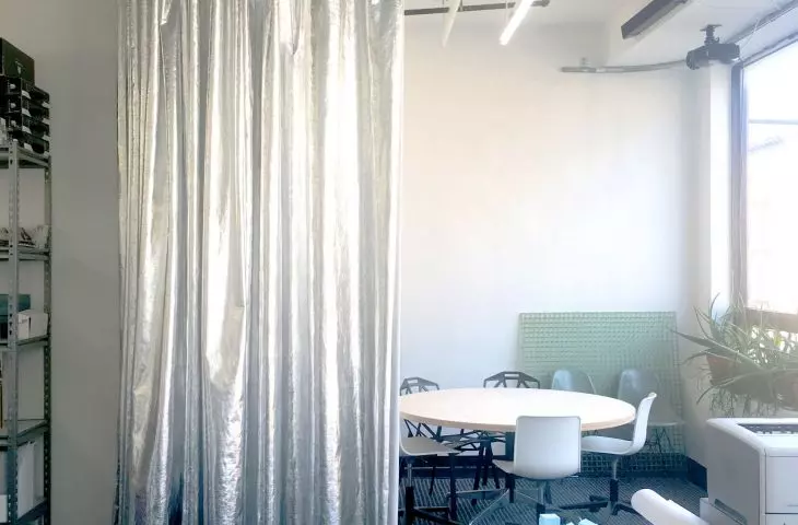 interior of the studio 