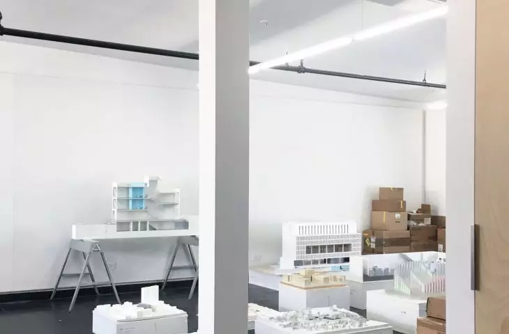 interior of the studio 