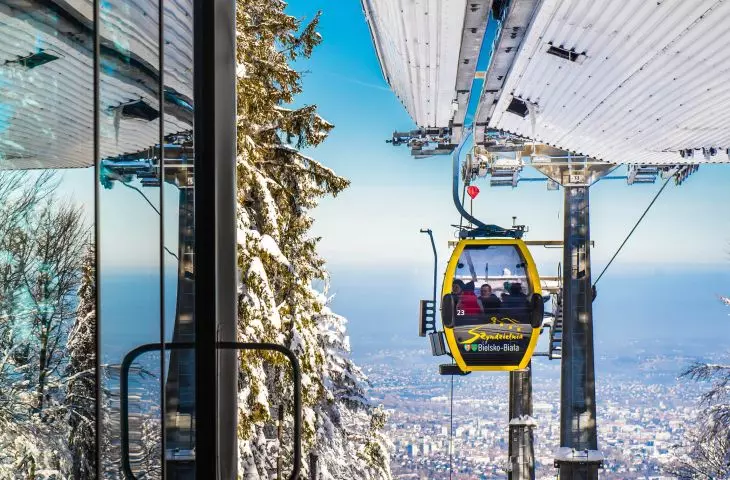 municipal cable car to Szyndzielnie