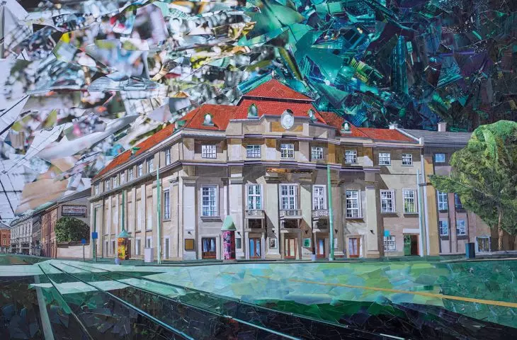 Cracow Philharmonic, former Catholic House building from 1931, designed by Jozef Pokutyński