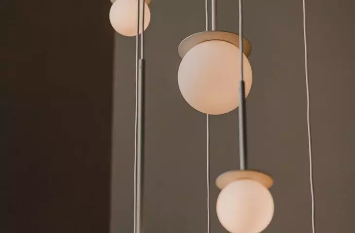 Winter garden lamp detail