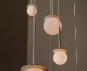 Winter garden lamp detail