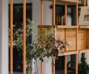The architects also designed the furniture. Cabinet in the winter garden