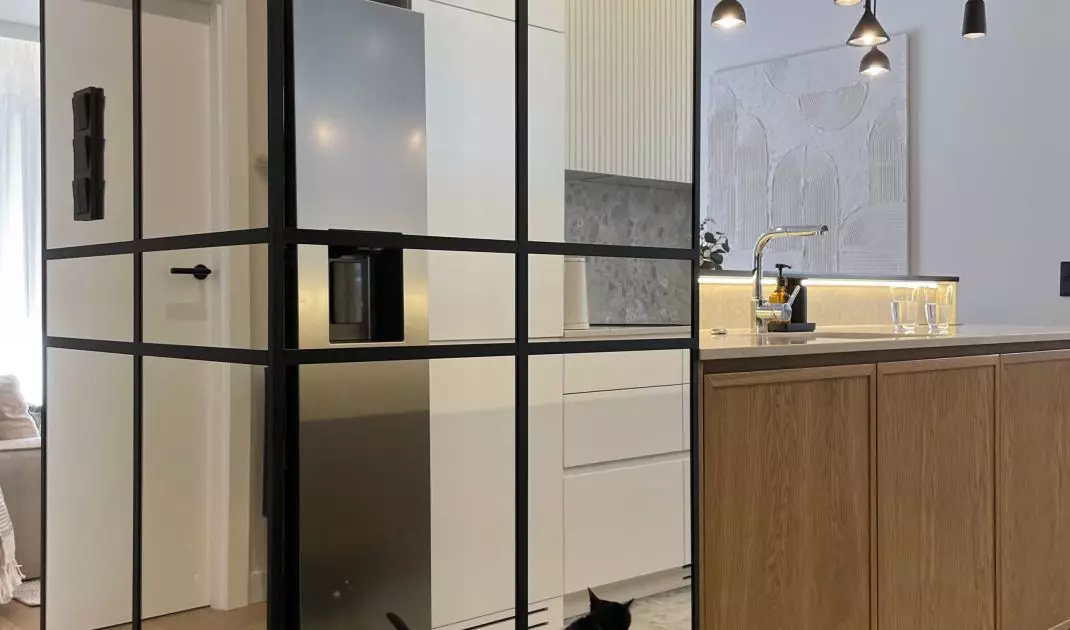 Mirror-covered shack