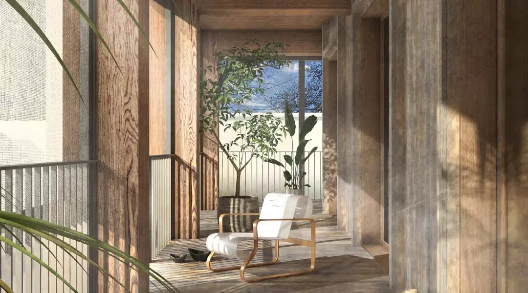 I Nagroda, „Architektura mieszkaniowa w obliczu zmian klimatu. Projekt budynku wielorodzinnego w Warszawie”