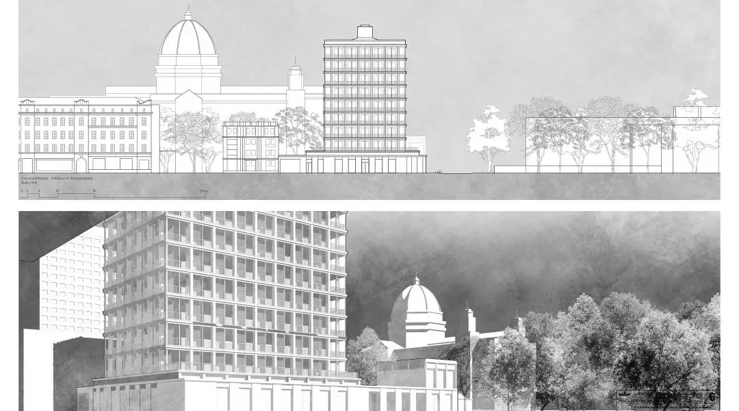 I Nagroda, „Architektura mieszkaniowa w obliczu zmian klimatu. Projekt budynku wielorodzinnego w Warszawie”