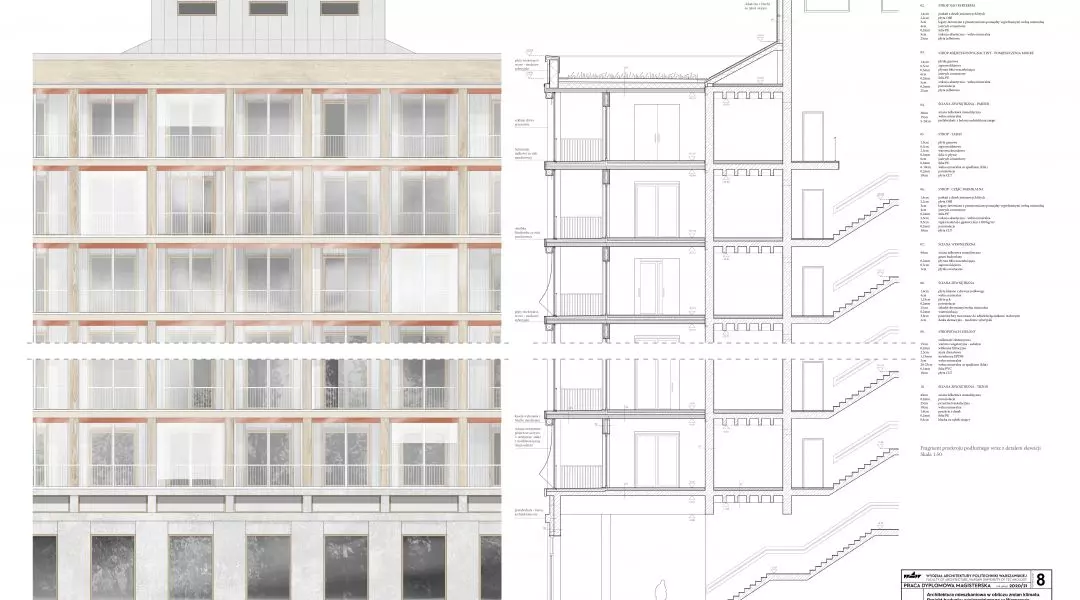 I Nagroda, „Architektura mieszkaniowa w obliczu zmian klimatu. Projekt budynku wielorodzinnego w Warszawie”