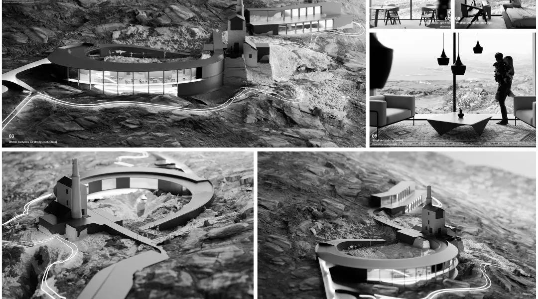 II Nagroda, „The spiral – projekt budynku wielofunkcyjnego z częścią hotelową”