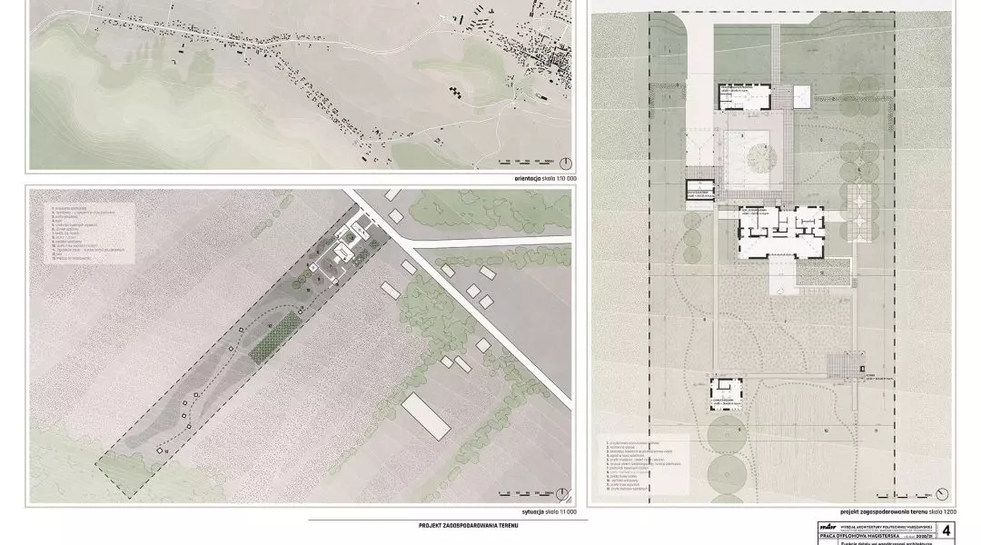 Wyróżnienie (ex aequo), „Funkcje detalu we współczesnej architekturze. Projekt domu mieszkalnego w strefie podmiejskiej”