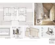Wyróżnienie (ex aequo), „Funkcje detalu we współczesnej architekturze. Projekt domu mieszkalnego w strefie podmiejskiej”