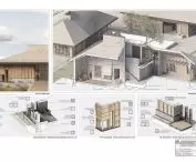 Wyróżnienie (ex aequo), „Funkcje detalu we współczesnej architekturze. Projekt domu mieszkalnego w strefie podmiejskiej”