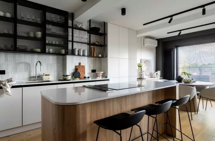 Kitchen and dining room