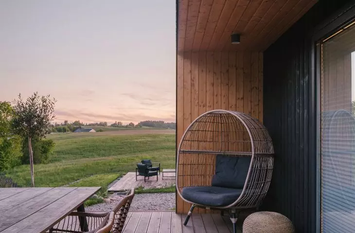 Domek pozwala na relaks z dala od zgiełku