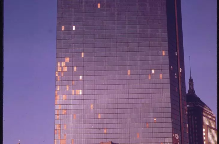 John Hancock Tower in Boston, designed by I. M. Pei, Henry N. Cobb, completed in 1976