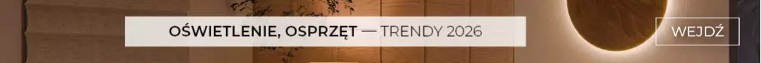 Oświetlenie, osprzęt – trendy 2026