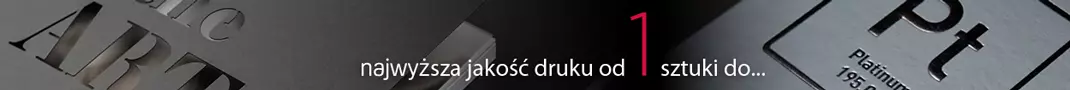 Najwyższa jakość druku, już od 1 sztuki