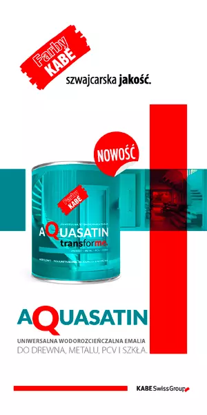 AQUASATIN - uniwersalna emalia wodorozcieńczalna