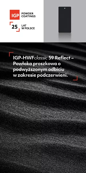 Powierzchnie odbijające promieniowanie IR